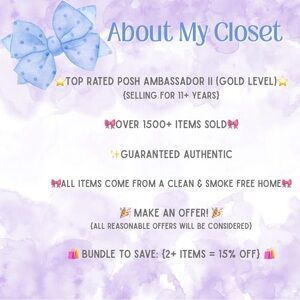 🎀 About My Closet 🎀